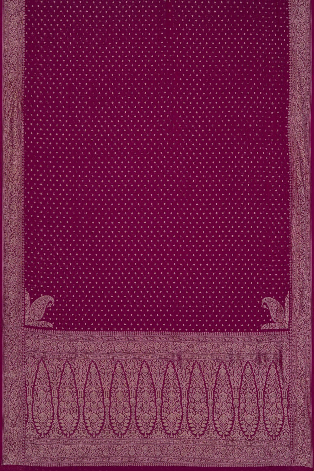 Image of Banarasi Chiffon Pink Saree